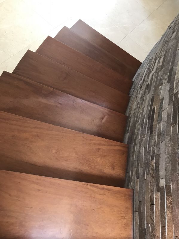 Curved Staircase Installation in Alpharetta, GA