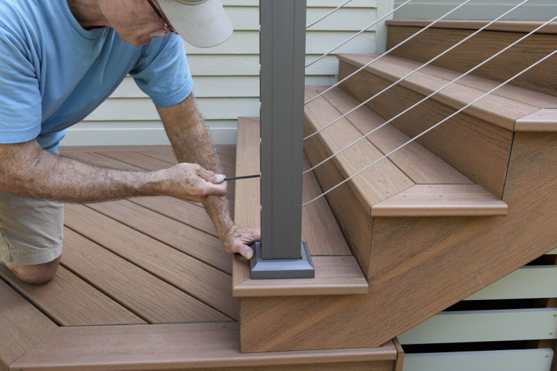 Craftsman Working on Stairs